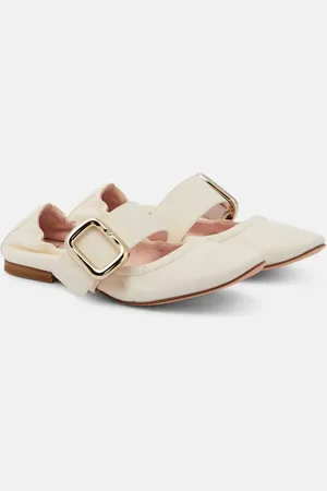 Roger Vivier Soft Choc Babies leather ballet flats