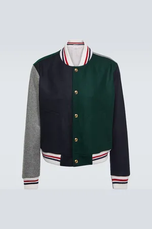 Thom Browne Virgin wool varsity jacket