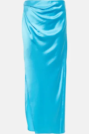 The Sei Silk midi skirt