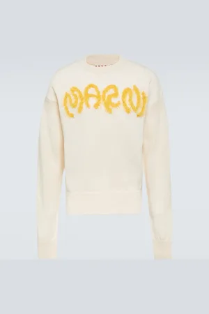 Marni Logo virgin wool sweater