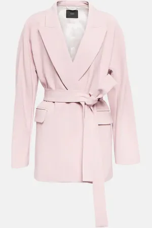 Joseph Wells belted wool-blend blazer
