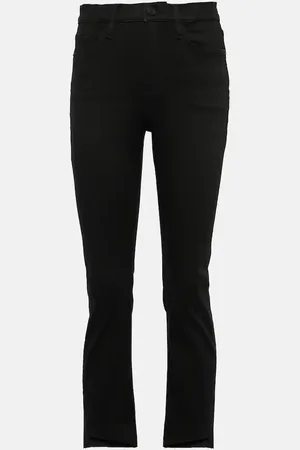 Frame Le High Straight cropped straight jeans