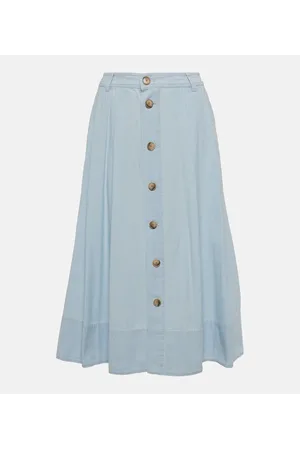 Ralph Lauren Chambray midi skirt