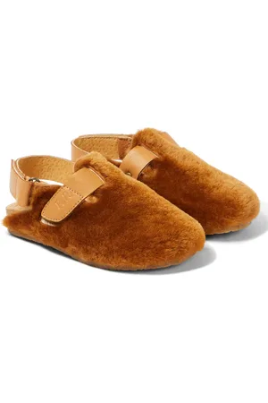 PèPè PÃ¨PÃ¨ Lucio slingback shearling clogs