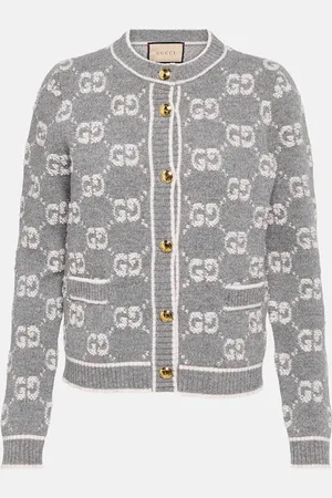 Gucci GG wool bouclÃ© jacquard cardigan