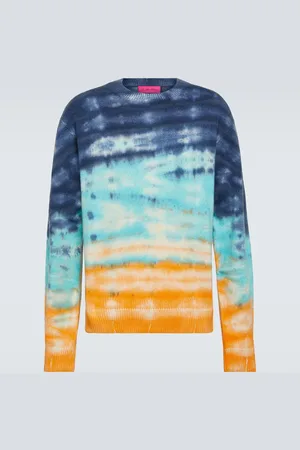 THE ELDER STATESMAN Sonar tie-dye cashmere sweater