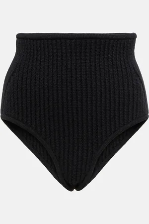 Alaïa AlaÃ¯a Wool and cashmere-blend briefs