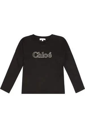 Chloé ChloÃ© Kids Logo cotton jersey top