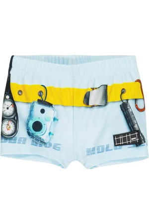 Molo Baby Nansen printed swim trunks