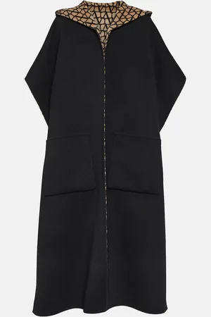 VALENTINO Toile Iconographe wool cape