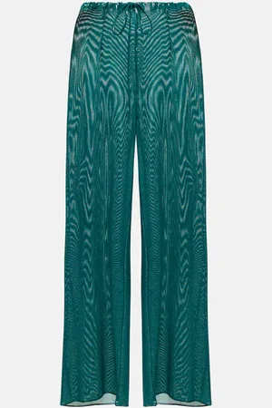 Oseree OsÃ©ree LamÃ© wide-leg pants