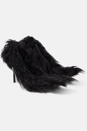 Balenciaga Flex Fur 110 faux fur pumps