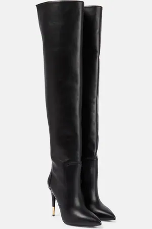 Tom Ford Embellished leather over-the-knee boots