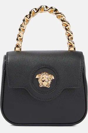 VERSACE La Medusa small leather tote