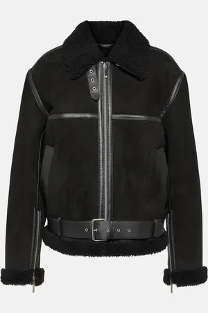 Totême Shearling and suede jacket