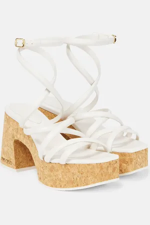 Jimmy Choo Cecelia 95 leather sandals