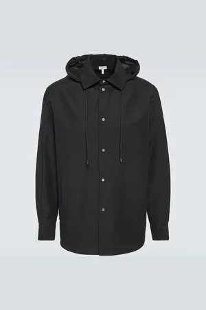 Loewe Hooded cotton overshirt