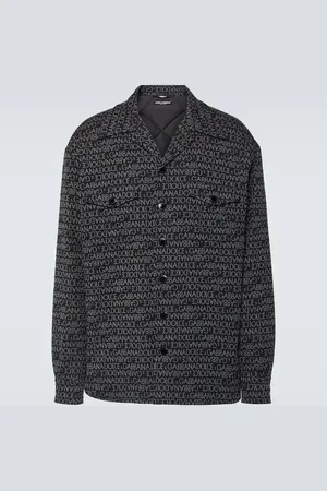 Dolce & Gabbana Logo jacquard cotton-blend overshirt