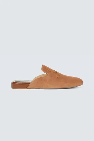 Christian Louboutin Navy Coolito Flat mules