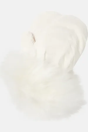 YVES SALOMON Down shearling-trimmed mittens