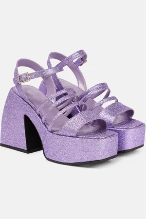NODALETO Bulla Chibi glitter platform sandals