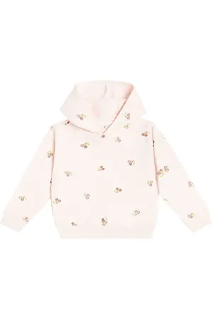 BONPOINT Tita embroidered cotton hoodie