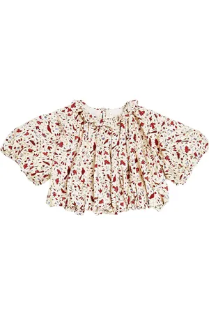 BONPOINT X Khaite Aries printed cotton top