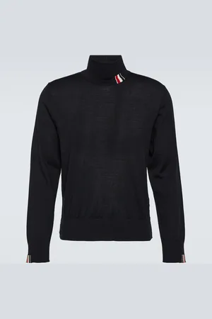 Thom Browne Wool-blend turtleneck sweater
