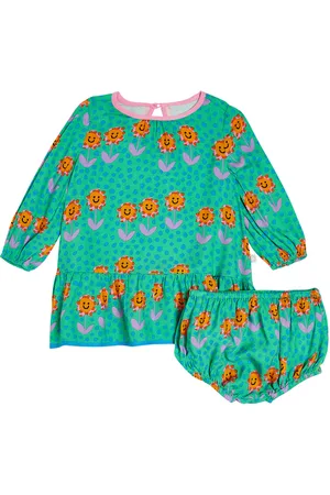 Stella McCartney Baby printed dress and bloomers set