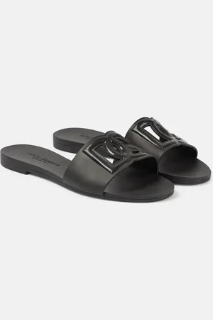 Dolce & Gabbana DG cutout slides