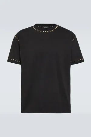 VALENTINO Rockstud cotton jersey T-shirt