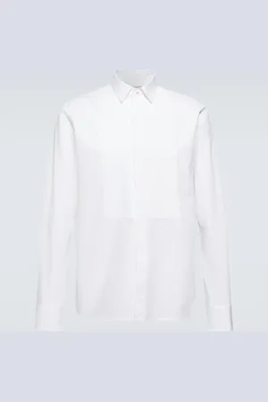 VALENTINO Pleated cotton shirt