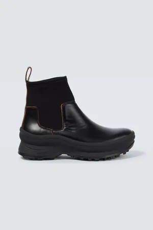 Jil Sander Leather Chelsea boots