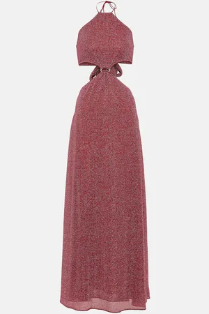 Oseree OsÃ©ree LumiÃ¨re O-Gem cutout maxi dress