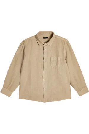 Il gufo Linen polo shirt
