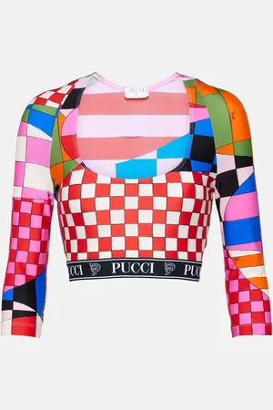 Puccini Giardino crop top