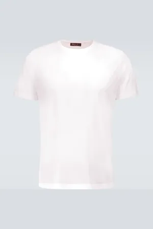 Loro Piana Silk and cotton-blend T-shirt