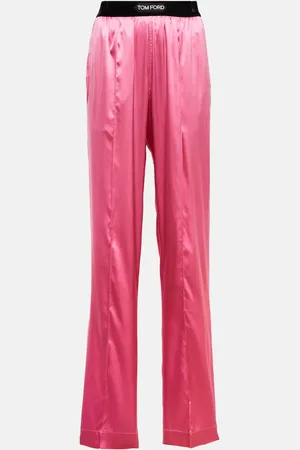 Tom Ford High-rise silk-blend satin pants
