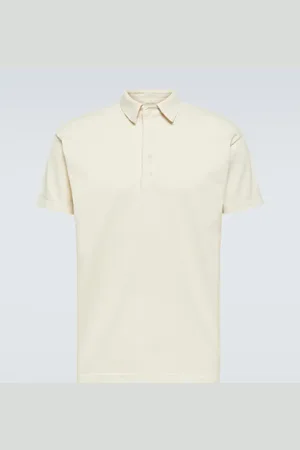 Les Tien Cotton piquÃ© polo top