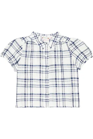 BONPOINT Adele linen-blend top