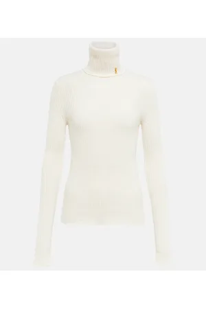 Saint Laurent Cassandre wool-blend turtleneck sweater