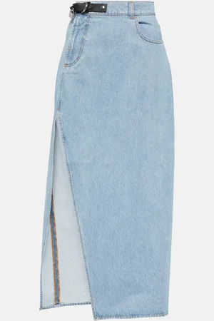 J.W.Anderson Asymmetric denim maxi skirt