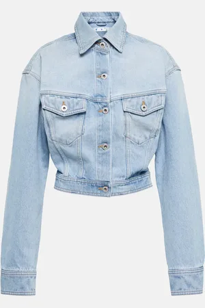 OFF-WHITE Toybox cropped denim jacket
