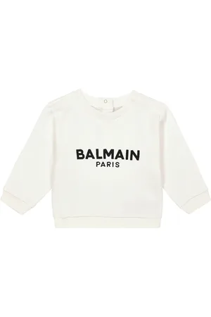Balmain Baby logo cotton-blend sweatshirt