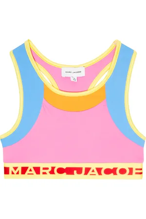 Marc Jacobs Logo colorblocked sports bra