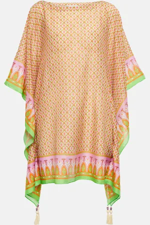 Tory Burch Cotton and silk beach cover-up