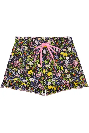 PAADE Meadow floral cotton shorts