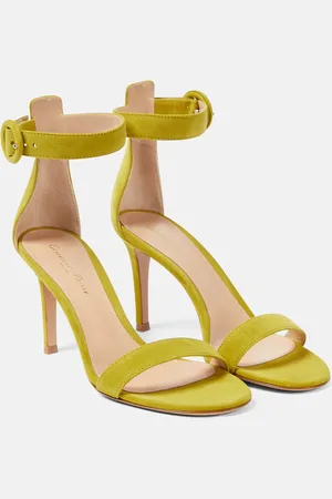 Gianvito Rossi Portofino 85 suede sandals