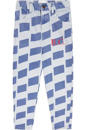 Bobo Choses Checkerboard denim pants