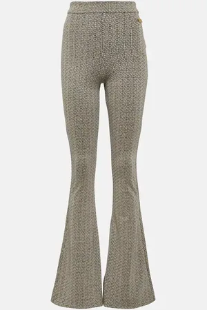 Balmain Monogram jacquard flared pants